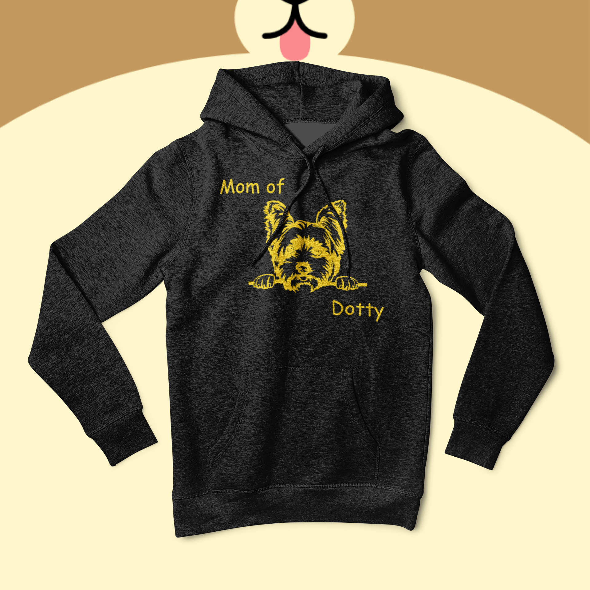 Hoodie MOM of / DAD of "Name" Ihrer Fellnase  und Hunderasse - personalisiert