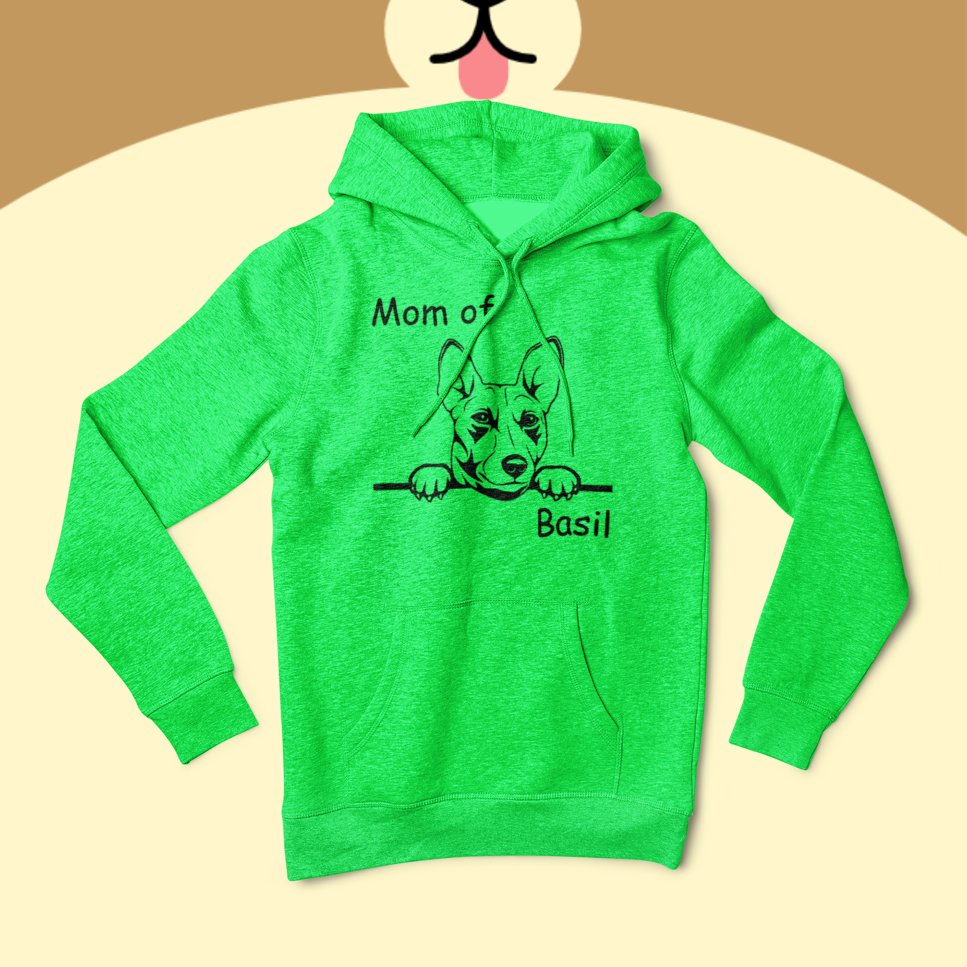 Hoodie MOM of / DAD of "Name" Ihrer Fellnase  und Hunderasse - personalisiert