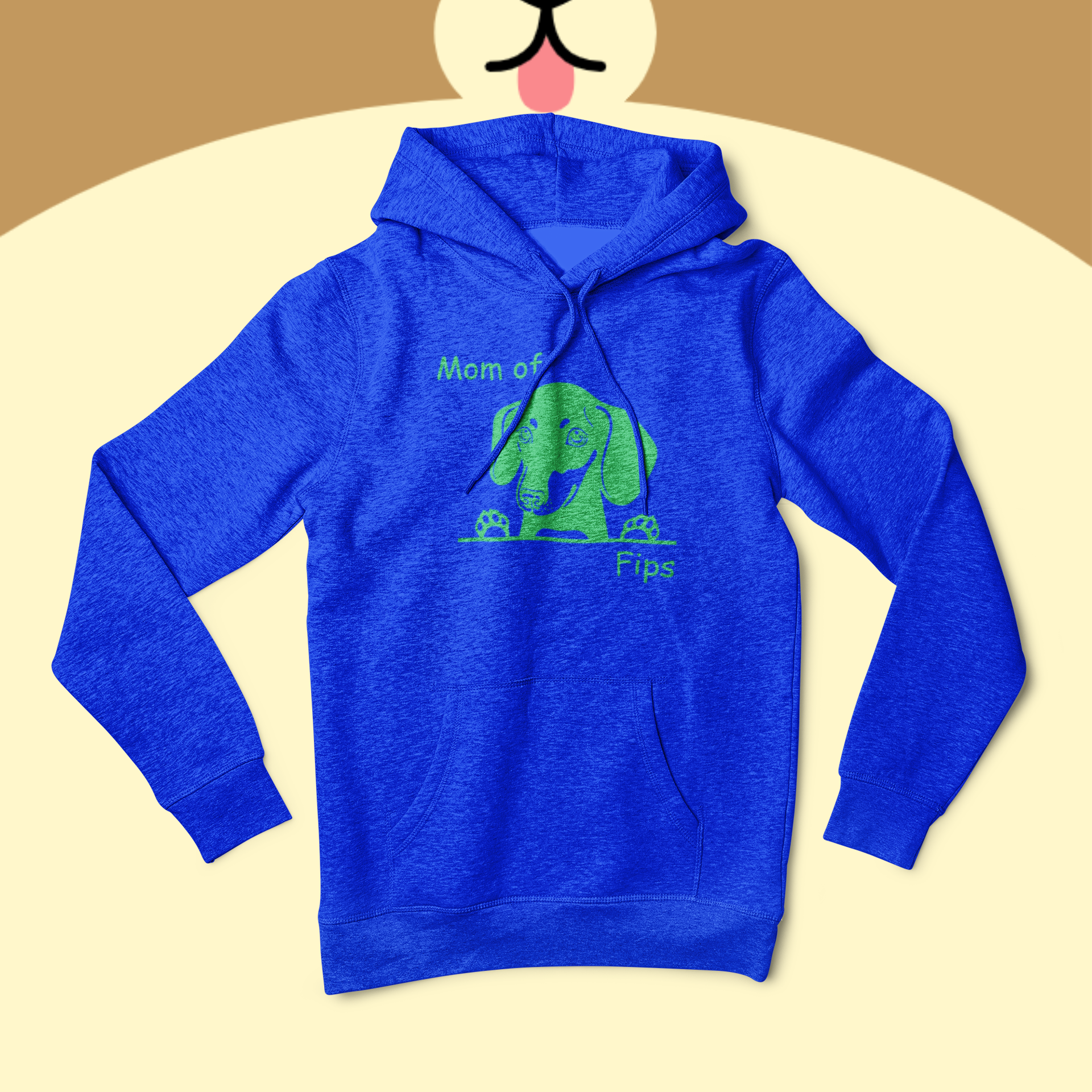 Hoodie MOM of / DAD of "Name" Ihrer Fellnase  und Hunderasse - personalisiert