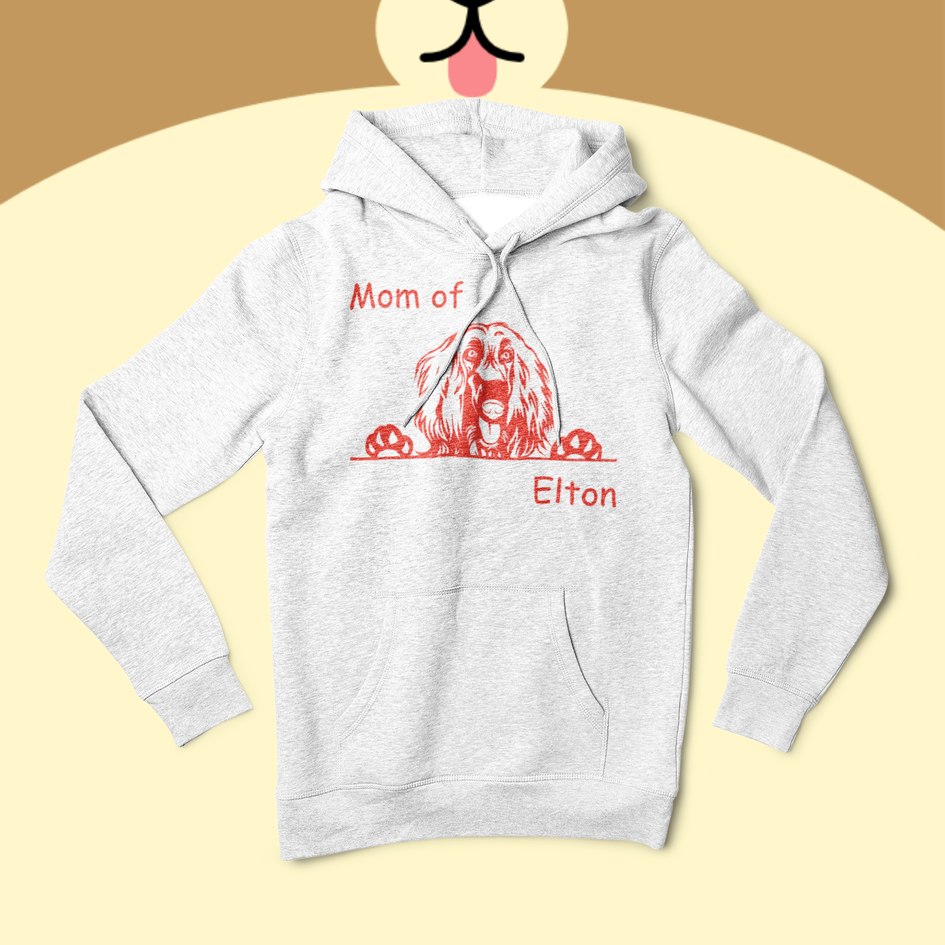 Hoodie MOM of / DAD of "Name" Ihrer Fellnase  und Hunderasse - personalisiert