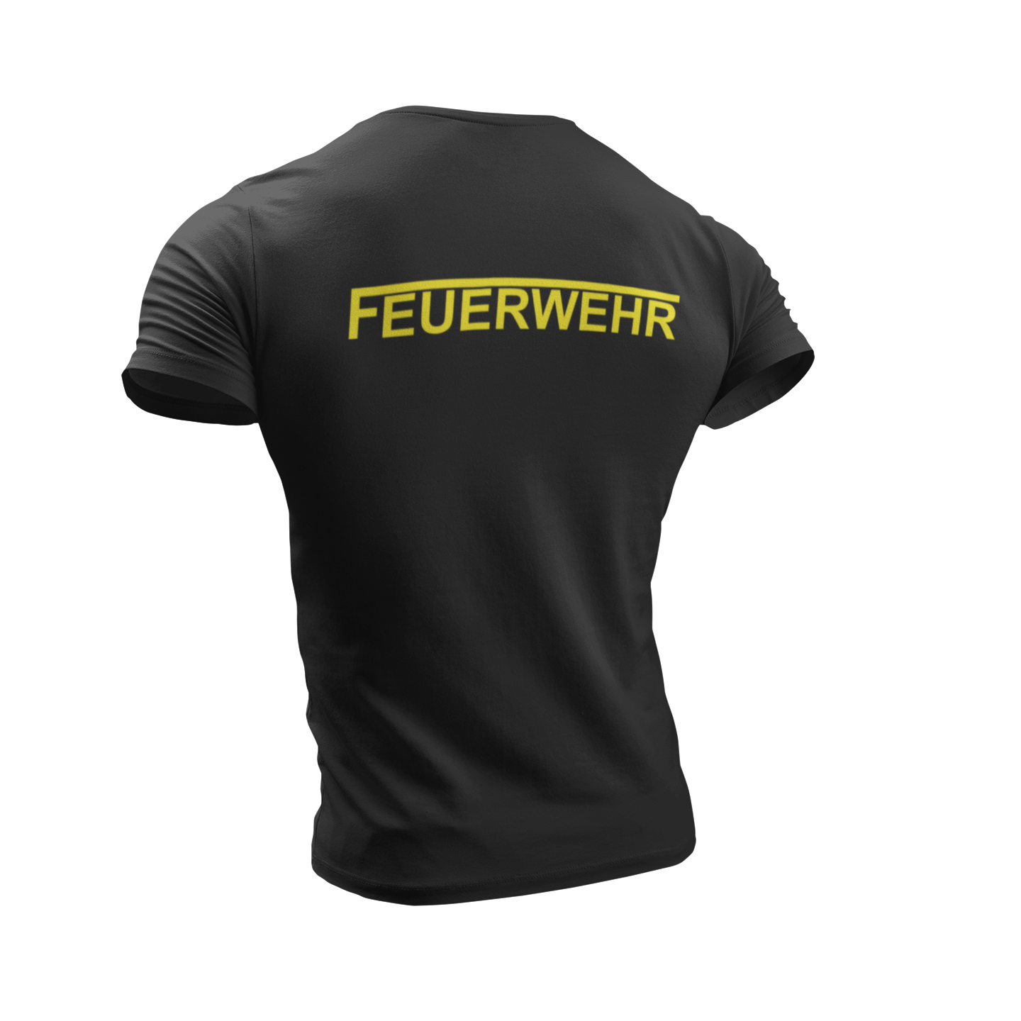 T-Shirt FEUERWEHR mit reflektierendem Brust- und Rückendruck